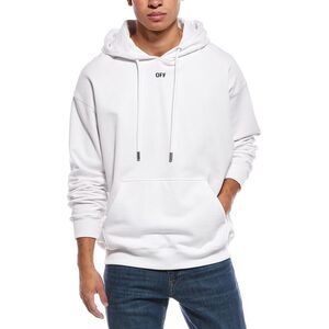 Off-White™ Mens  Arrow Skate Hoodie, White